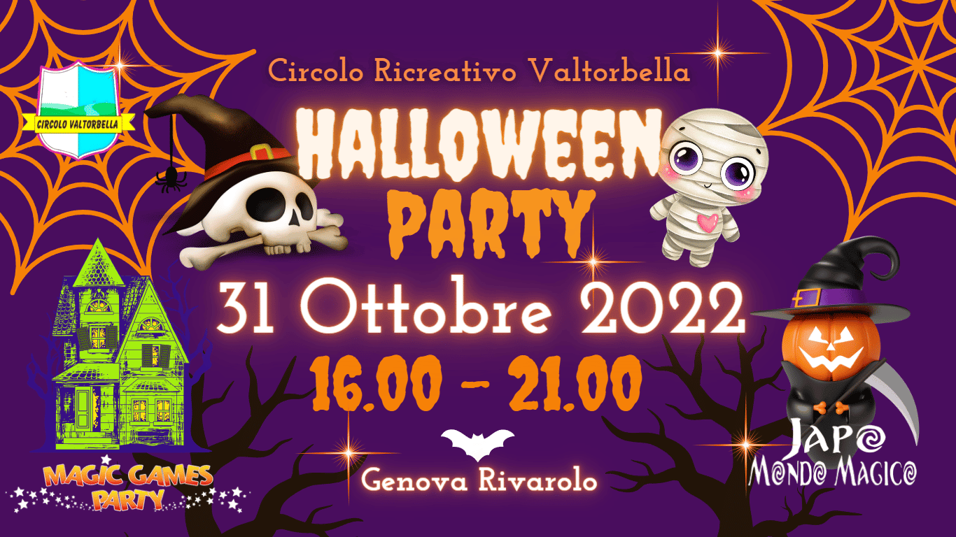 Scopri di più sull'articolo Halloween Party 2022 Genova Rivarolo
